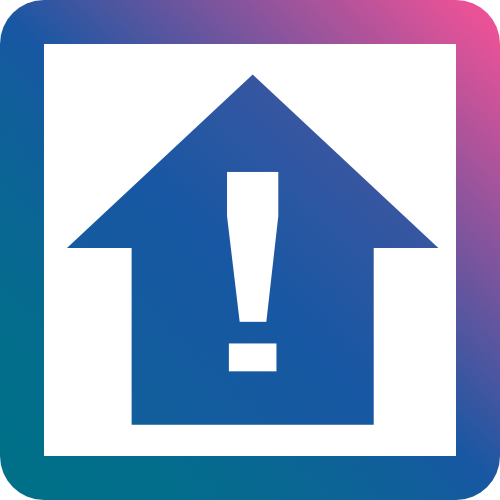Building safety icon.